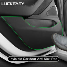 Load image into Gallery viewer, LUCKEASY for Tesla Model 3 2018-2019 Invisible Car door Anti Kick Pad  Protection Side Edge Film Protector Stickers
